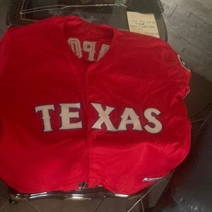 Baseball Authentic Button Jersey Red # 25. 40th Annivrrsary